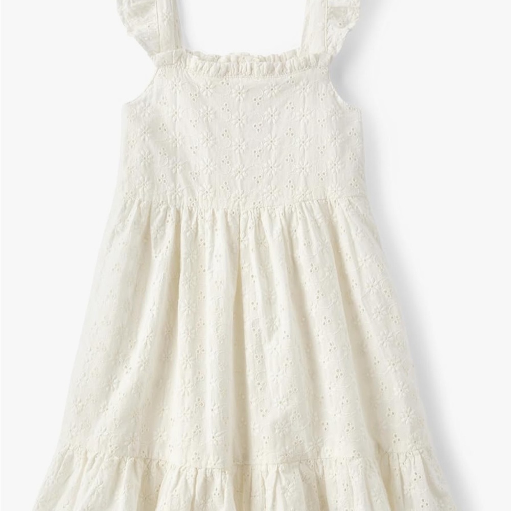 NWT Gymboree White Smocked Tiered Sundress SIZE 7